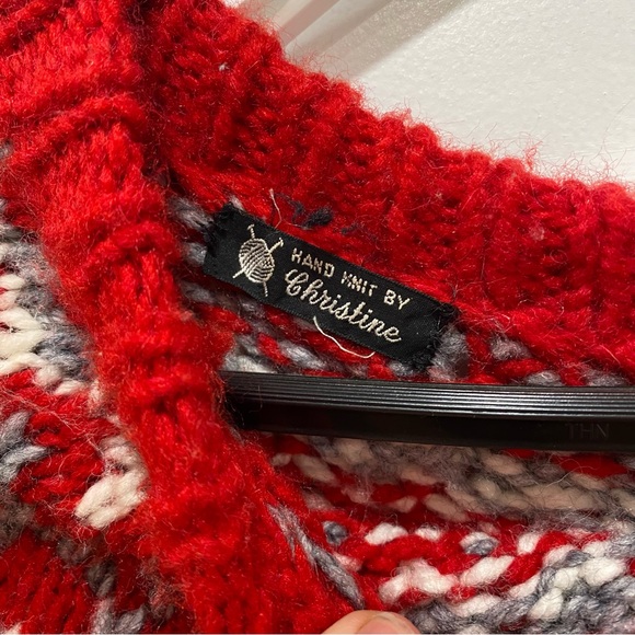 Hand knit vintage sweater - Picture 2 of 4